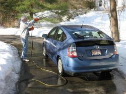 Как мыть машину зимой